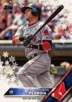 #HMW27 Dustin Pedroia - Boston Red Sox - 2016 Topps Holiday Baseball