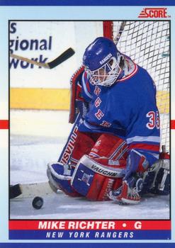 #27 Mike Richter - New York Rangers - 1990-91 Score Young Superstars Hockey