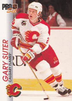 #27 Gary Suter - Calgary Flames - 1992-93 Pro Set Hockey