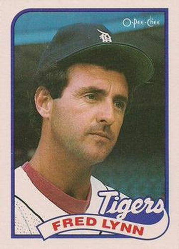 #27 Fred Lynn - Detroit Tigers - 1989 O-Pee-Chee Baseball