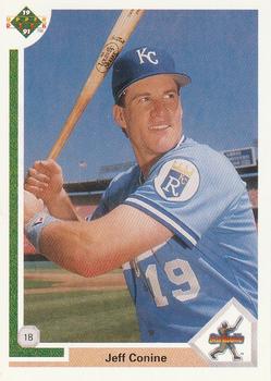 #27 Jeff Conine - Kansas City Royals - 1991 Upper Deck Baseball