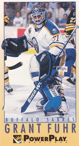 #27 Grant Fuhr - Buffalo Sabres - 1993-94 Fleer PowerPlay Hockey