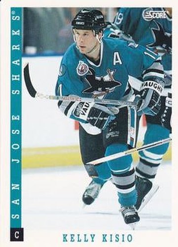 #27 Kelly Kisio - San Jose Sharks - 1993-94 Score Canadian Hockey