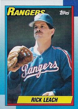 #27 Rick Leach - Texas Rangers - 1990 Topps Baseball