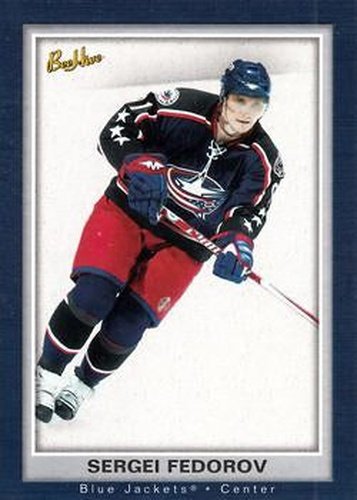 #27 Sergei Fedorov - Columbus Blue Jackets - 2005-06 Upper Deck Beehive Hockey