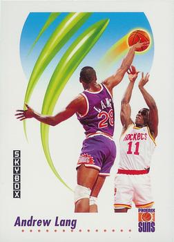 #227 Andrew Lang - Phoenix Suns - 1991-92 SkyBox Basketball