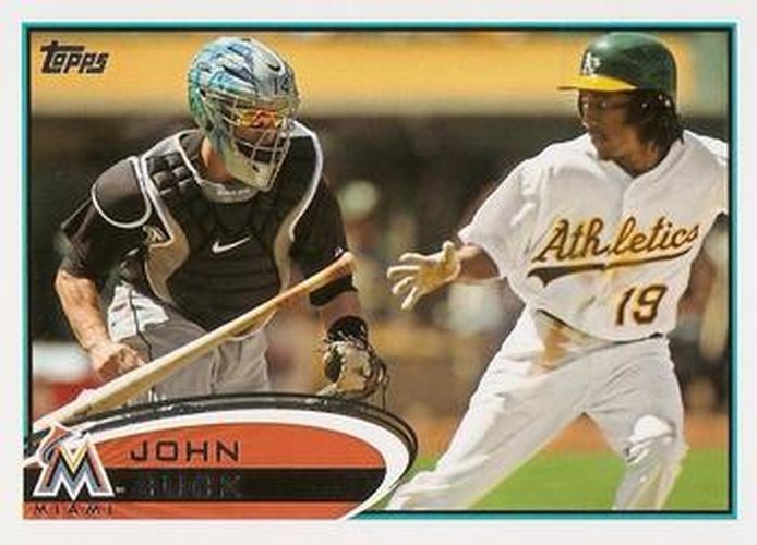 #27 John Buck - Miami Marlins - 2012 Topps Baseball