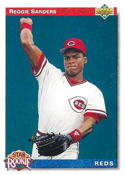 #27 Reggie Sanders - Cincinnati Reds - 1992 Upper Deck Baseball