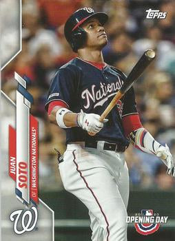 #27 Juan Soto - Washington Nationals - 2020 Topps Opening Day Baseball