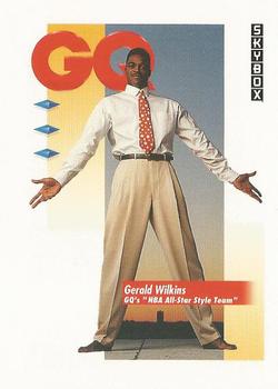 #327 Gerald Wilkins - New York Knicks - 1991-92 SkyBox Basketball