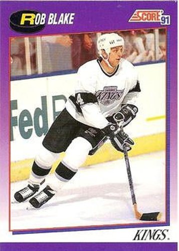 #27 Rob Blake - Los Angeles Kings - 1991-92 Score American Hockey