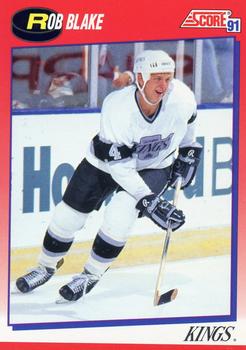 #27 Rob Blake - Los Angeles Kings - 1991-92 Score Canadian Bilingual Hockey