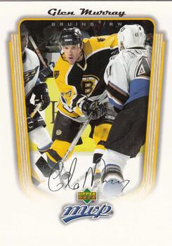 #27 Glen Murray - Boston Bruins - 2005-06 Upper Deck MVP Hockey