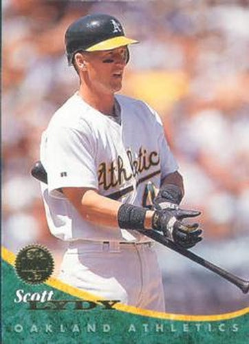 #27 Scott Lydy - Oakland Athletics - 1994 Leaf Baseball