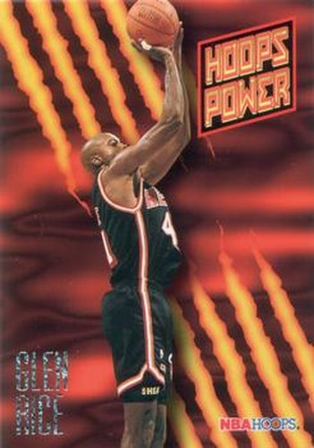 #PR-27 Glen Rice - Miami Heat - 1994-95 Hoops Basketball - Power Ratings