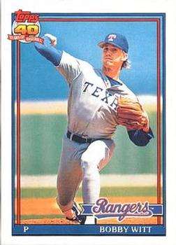 #27 Bobby Witt - Texas Rangers - 1991 O-Pee-Chee Baseball