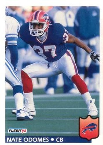 #27 Nate Odomes - Buffalo Bills - 1992 Fleer Football