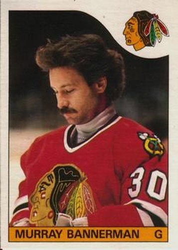 #27 Murray Bannerman - Chicago Blackhawks - 1985-86 O-Pee-Chee Hockey