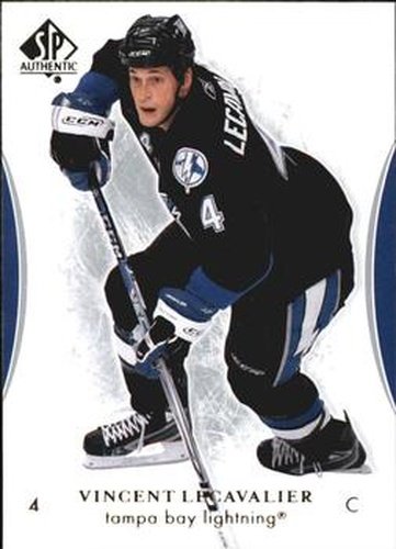 #27 Vincent Lecavalier - Tampa Bay Lightning - 2007-08 SP Authentic Hockey