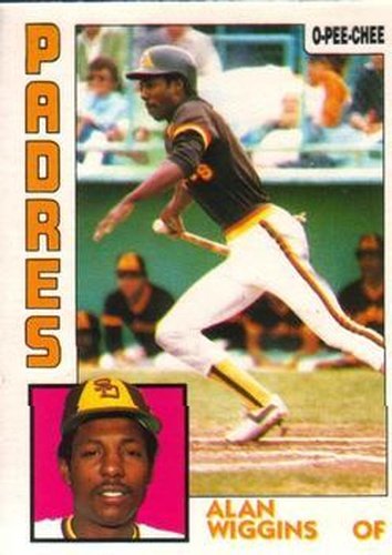 #27 Alan Wiggins - San Diego Padres - 1984 O-Pee-Chee Baseball
