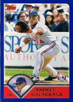 #27 Andres Galarraga - Montreal Expos - 2003 Topps Baseball