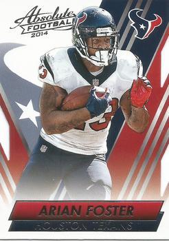 #27 Arian Foster - Houston Texans - 2014 Panini Absolute - Retail Football