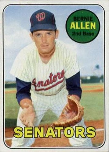 #27 Bernie Allen - Washington Senators - 1969 Topps Baseball
