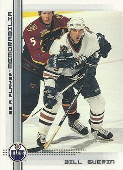 #27 Bill Guerin - Edmonton Oilers - 2000-01 Be a Player Memorabilia Hockey