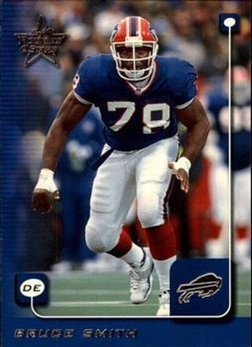 #27 Bruce Smith - Buffalo Bills - 1999 Leaf Rookies & Stars Football