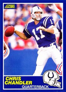 #27 Chris Chandler - Indianapolis Colts - 1989 Score Football