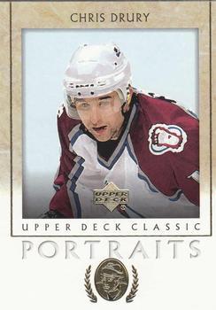 #27 Chris Drury - Calgary Flames - 2002-03 Upper Deck Classic Portraits Hockey