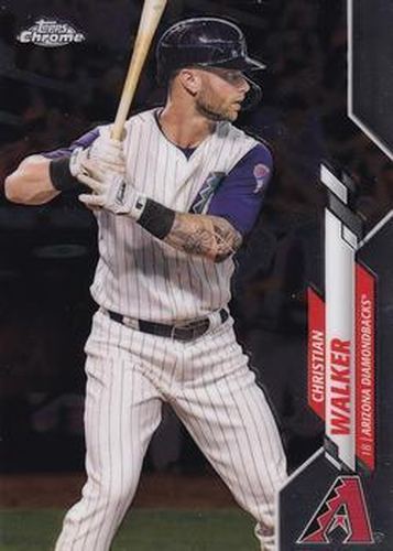 #27 Christian Walker - Arizona Diamondbacks - 2020 Topps Chrome Baseball