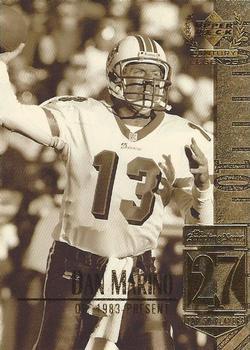 #27 Dan Marino - Miami Dolphins - 1999 Upper Deck Century Legends Football