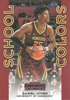 #27 Daniel Oturu - Minnesota Golden Gophers - 2020 Panini Contenders Draft Picks - School Colors Basketball