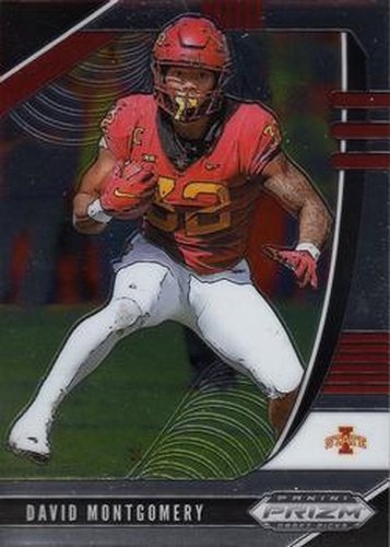 #27 David Montgomery - Iowa State Cyclones - 2020 Panini Prizm Draft Picks Football
