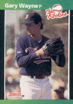 #27 Gary Wayne - Minnesota Twins - 1989 Donruss The Rookies Baseball