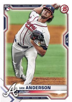 #27 Ian Anderson - Atlanta Braves - 2021 Bowman Baseball