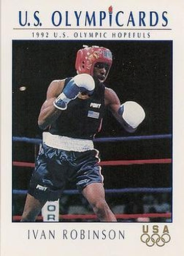 #27 Ivan Robinson - USA - 1992 Impel U.S. Olympic Hopefuls