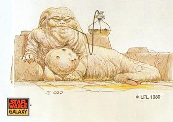 #27 Jabba the Hutt - 1993 Topps Star Wars Galaxy