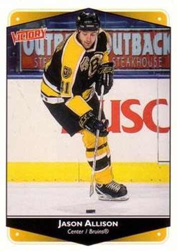 #27 Jason Allison - Boston Bruins - 1999-00 Upper Deck Victory Hockey