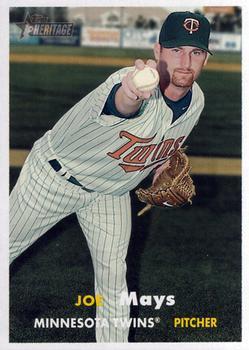 #27 Joe Mays - Minnesota Twins - 2006 Topps Heritage Baseball
