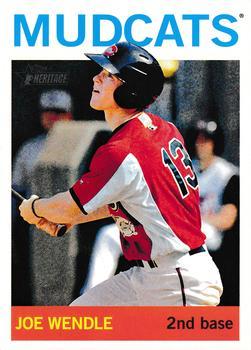 #27 Joe Wendle - Carolina Mudcats - 2013 Topps Heritage Minor League Baseball