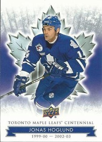 #27 Jonas Hoglund - Toronto Maple Leafs - 2017 Upper Deck Toronto Maple Leafs Centennial Hockey
