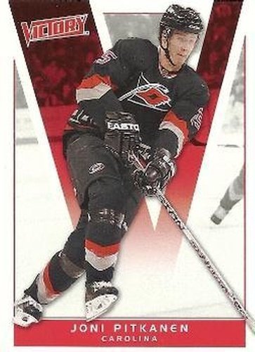 #27 Joni Pitkanen - Carolina Hurricanes - 2010-11 Upper Deck Victory Hockey