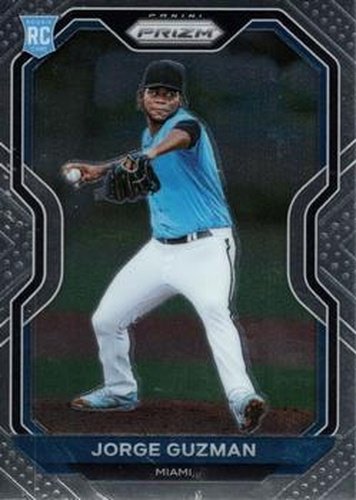 #27 Jorge Guzman - Miami Marlins - 2021 Panini Prizm Baseball