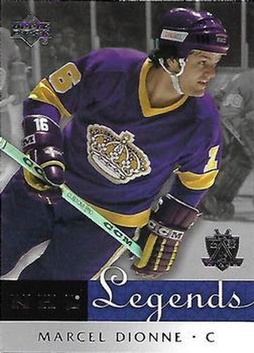 #27 Marcel Dionne - Los Angeles Kings - 2001-02 Upper Deck Legends Hockey
