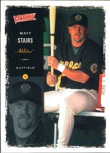 #27 Matt Stairs - Oakland Athletics - 2000 Upper Deck Victory Baseball