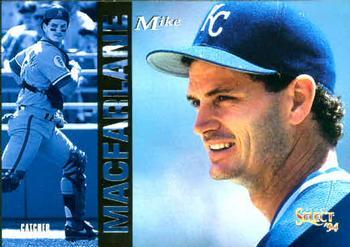 #27 Mike Macfarlane - Kansas City Royals - 1994 Select Baseball