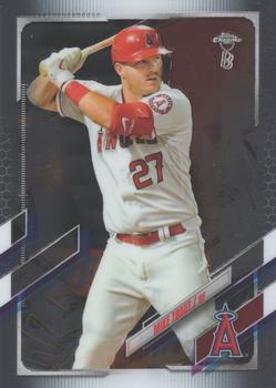 #27 Mike Trout - Los Angeles Angels - 2021 Topps Chrome Ben Baller Edition Baseball