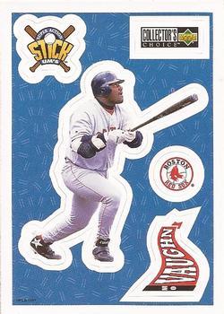 #27 Mo Vaughn - Boston Red Sox - 1997 Collector's Choice Baseball - Stick'Ums